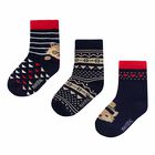 Boys Multi-Colored Socks ( 3-Pack ), 2, hi-res