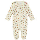 أفرول بنات بطبعة الدب باللون العاجى, 1, hi-res