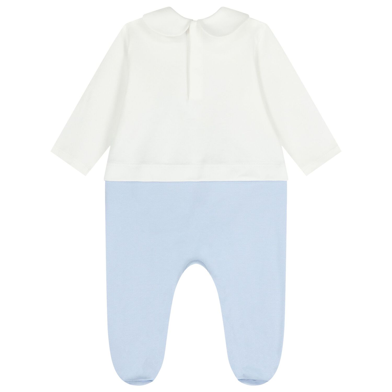 Baby Boys White & Blue Leopard Babygrow Gift Set, 1, hi-res