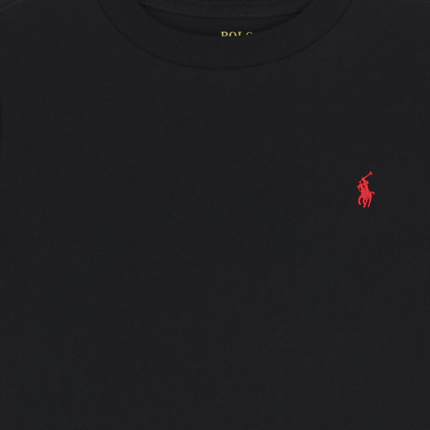 Boys Black Logo T-Shirt, 1, hi-res