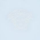 Baby Boys Blue Medussa Logo Blanket, 1, hi-res