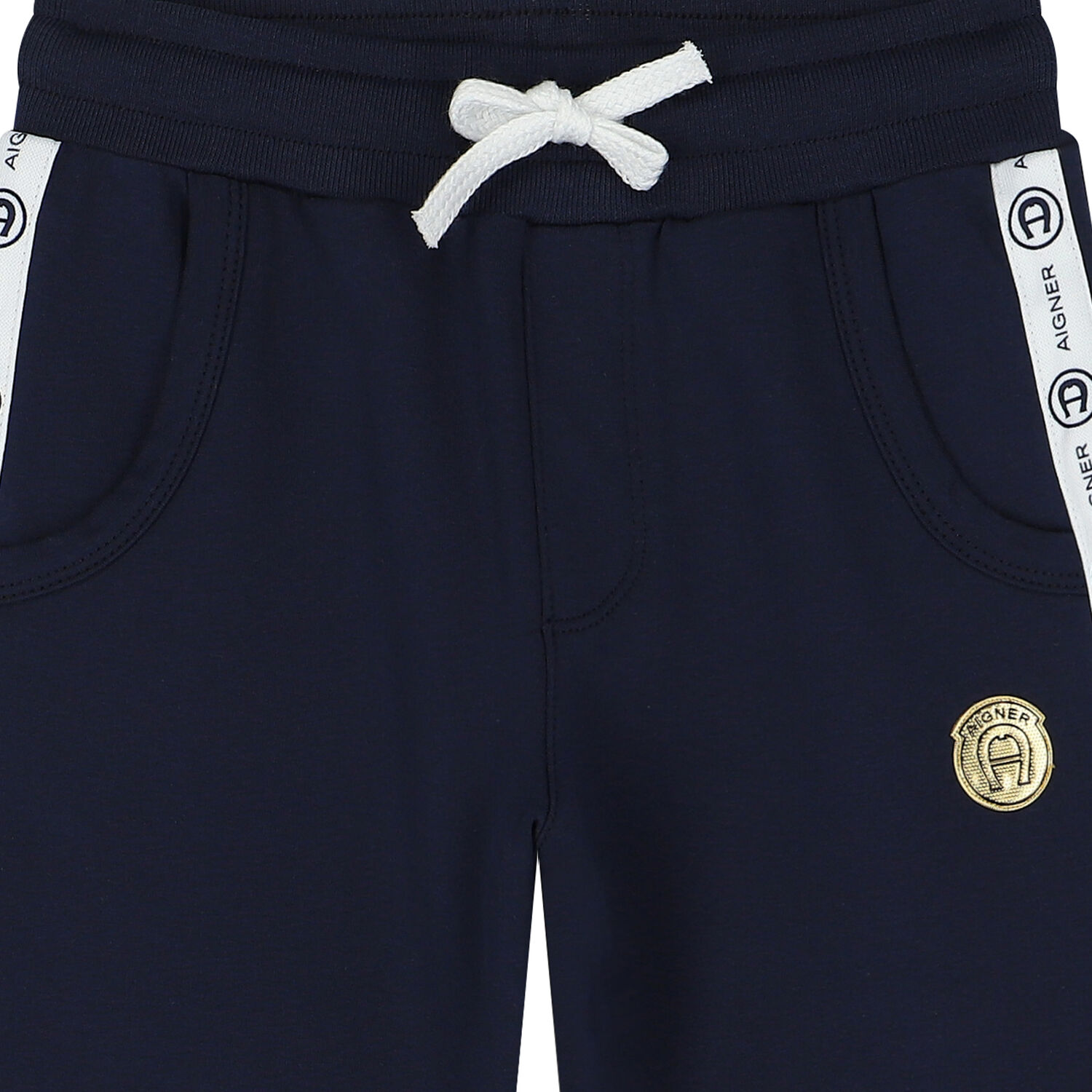 Boys Navy Logo Shorts, 1, hi-res image number null