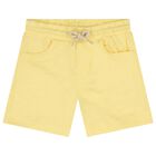 Younger Boys White & Yellow Shorts Set, 1, hi-res