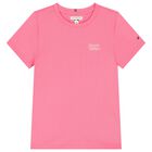 Girls Pink Logo T-Shirt, 1, hi-res