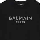 فستان بالشعار باللون الأسود, 1, hi-res