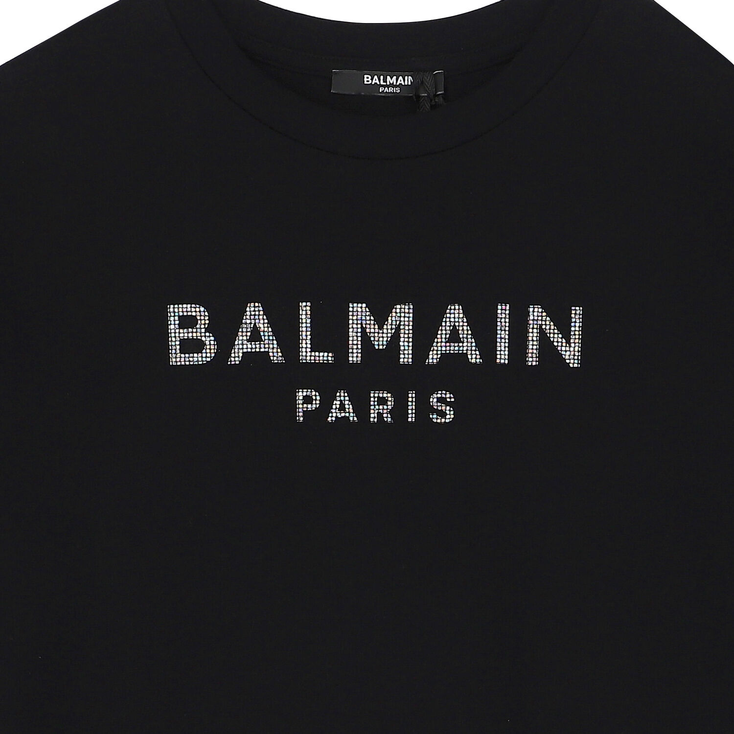 فستان بالشعار باللون الأسود, 1, hi-res