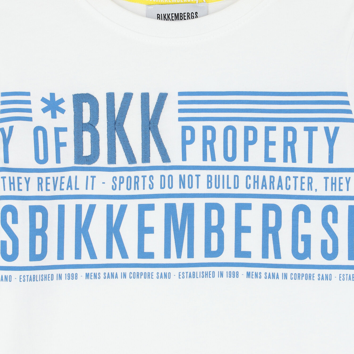 تيشيرت بالشعار باللون الأبيض للأولاد, 1, hi-res image number null