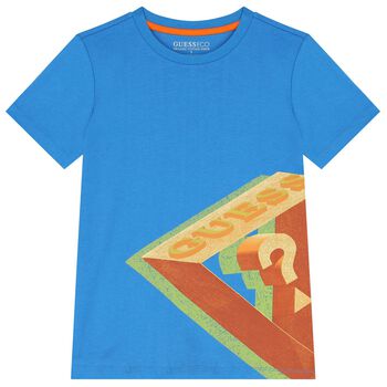 Boys Blue Logo T-Shirt