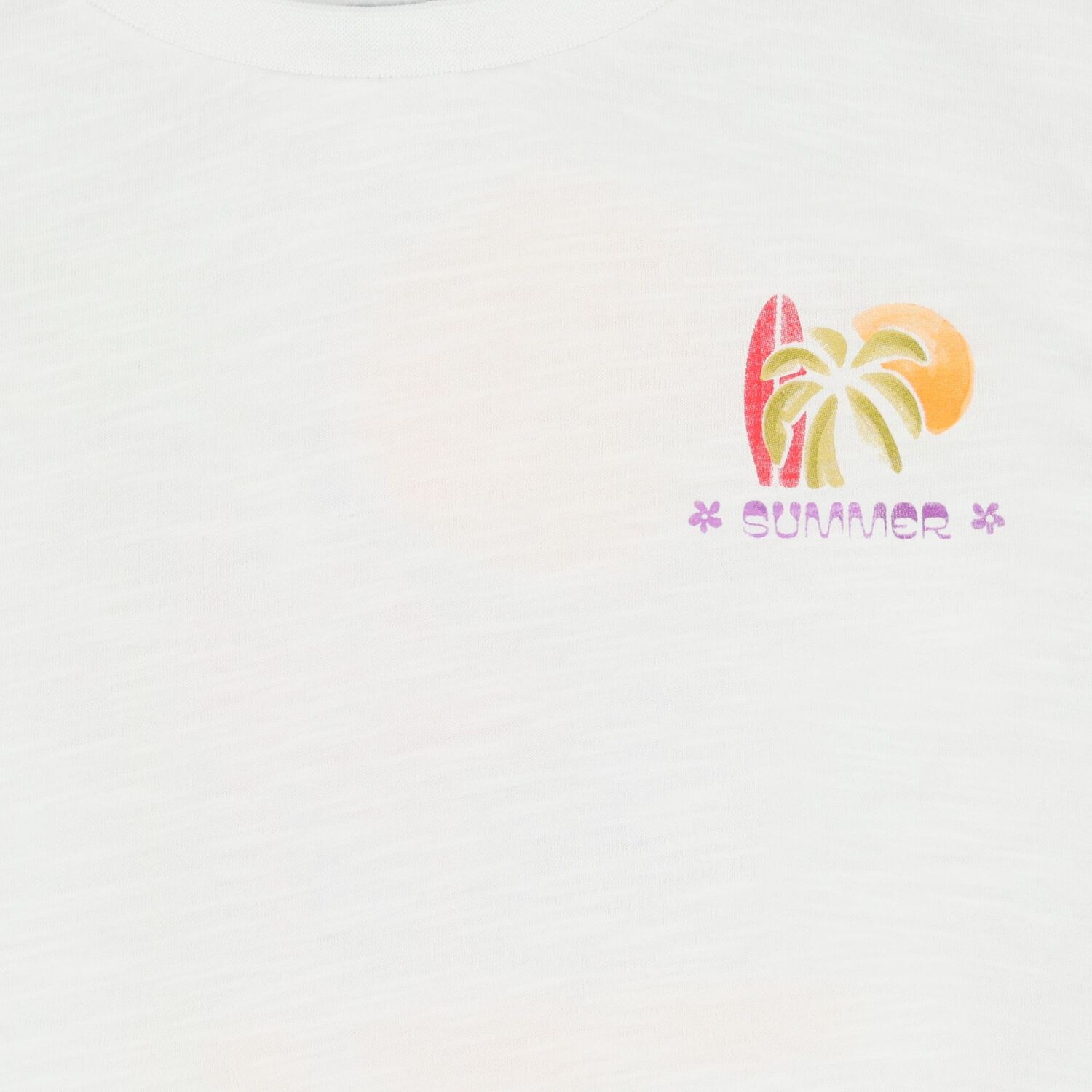 توب بنات بدون أكمام باللون الأبيض, 1, hi-res