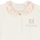 طقم رومبير باللون العاجي للبنات, 1, hi-res