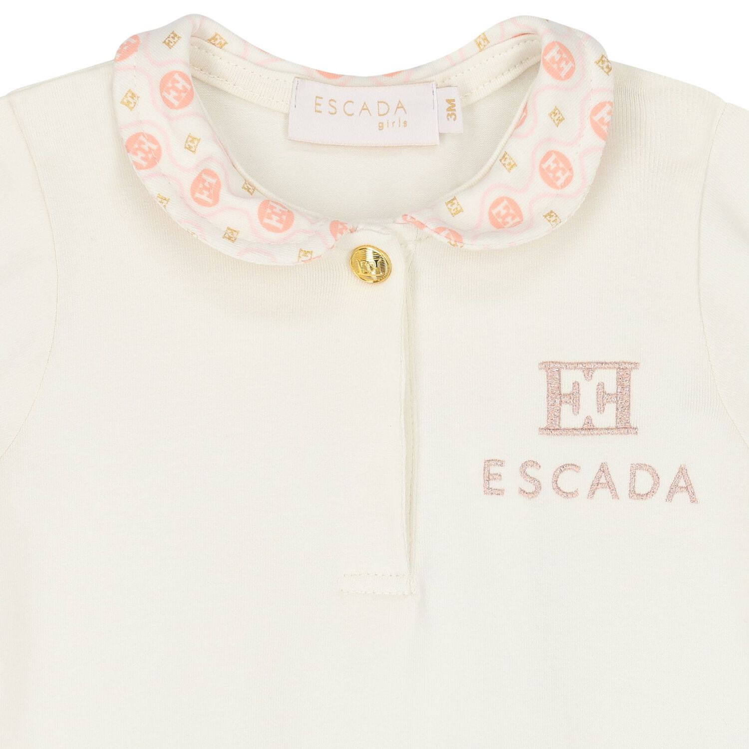 طقم رومبير باللون العاجي للبنات, 1, hi-res