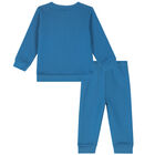 Younger Boys Blue Logo Tracksuit, 1, hi-res
