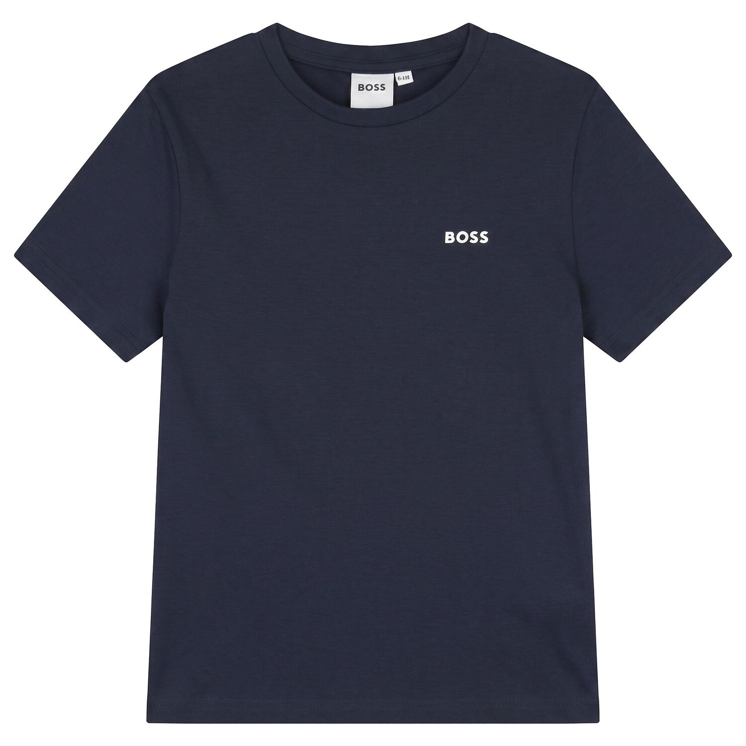Boys Blue & Navy Blue Logo T-Shirts (2 Pack), 1, hi-res