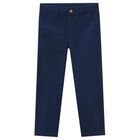 Boys Navy Blue Chino Trousers, 3, hi-res