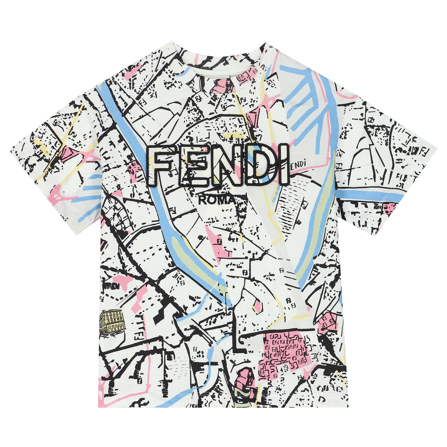 Boys White Logo T-Shirt, 1, hi-res