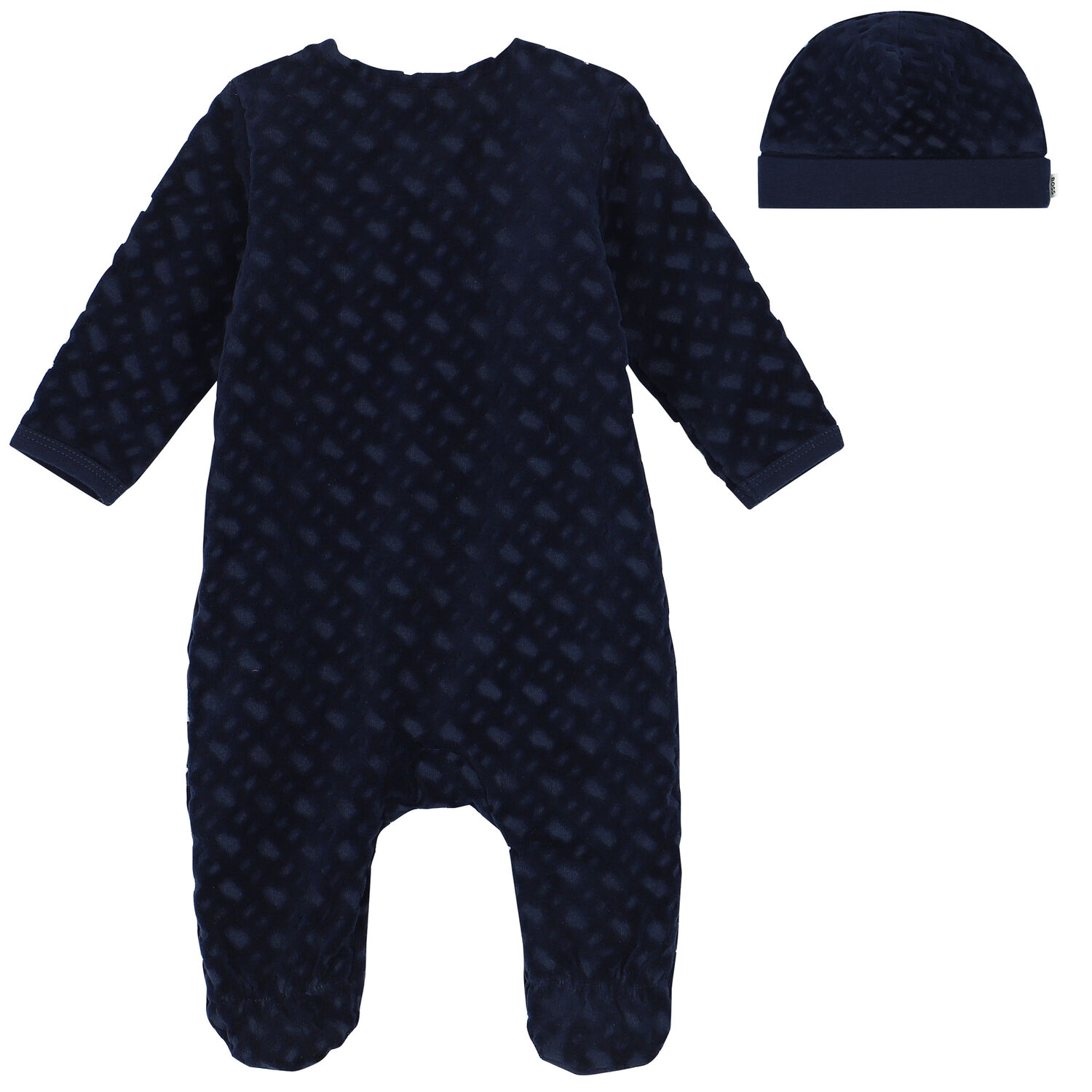 Baby Boys Navy Blue Babygrow Gift Set, 1, hi-res