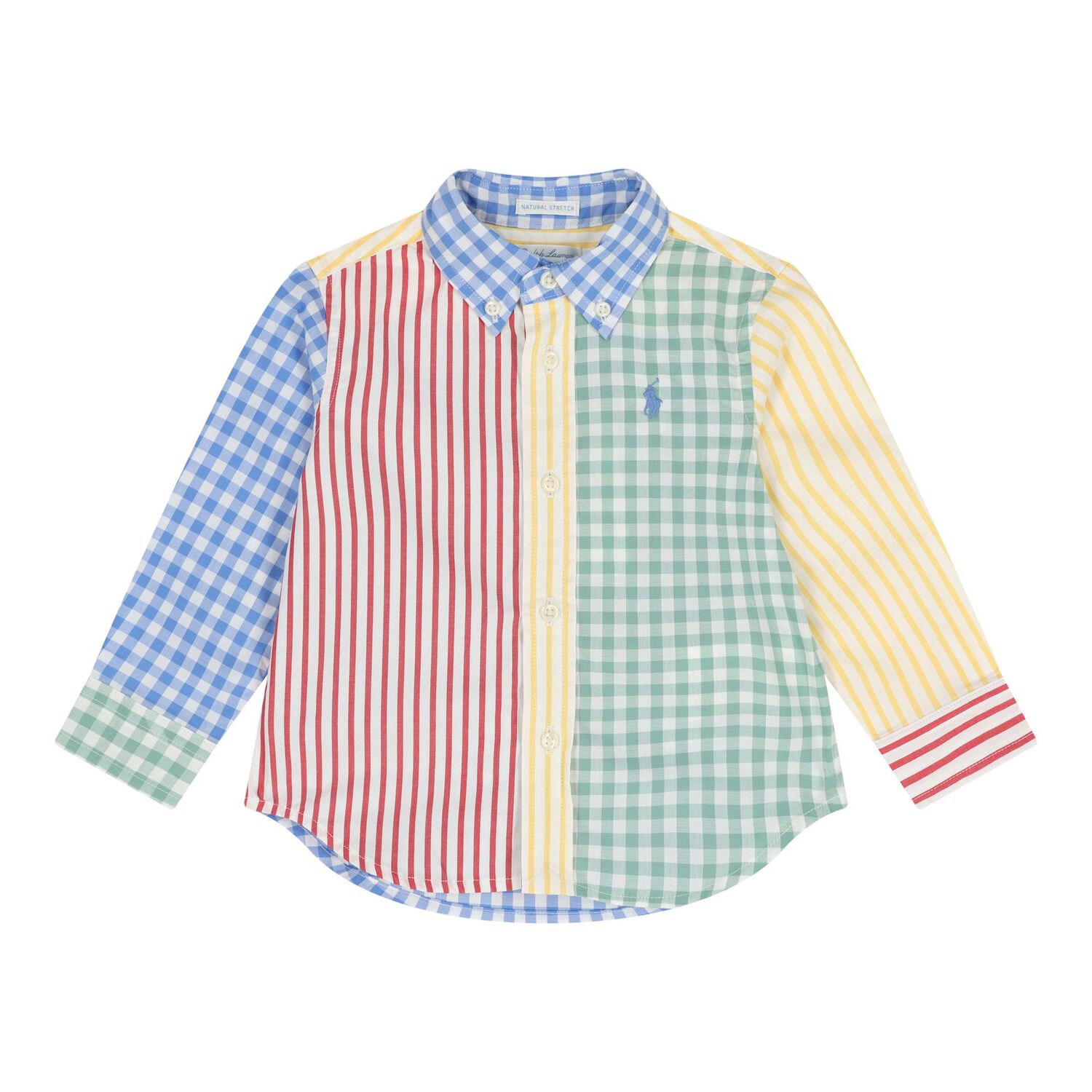 Baby Boys Multi-Coloured Gingham Shirt & Shorts Set , 1, hi-res