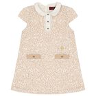 Girls Beige Sequin Dress, 1, hi-res