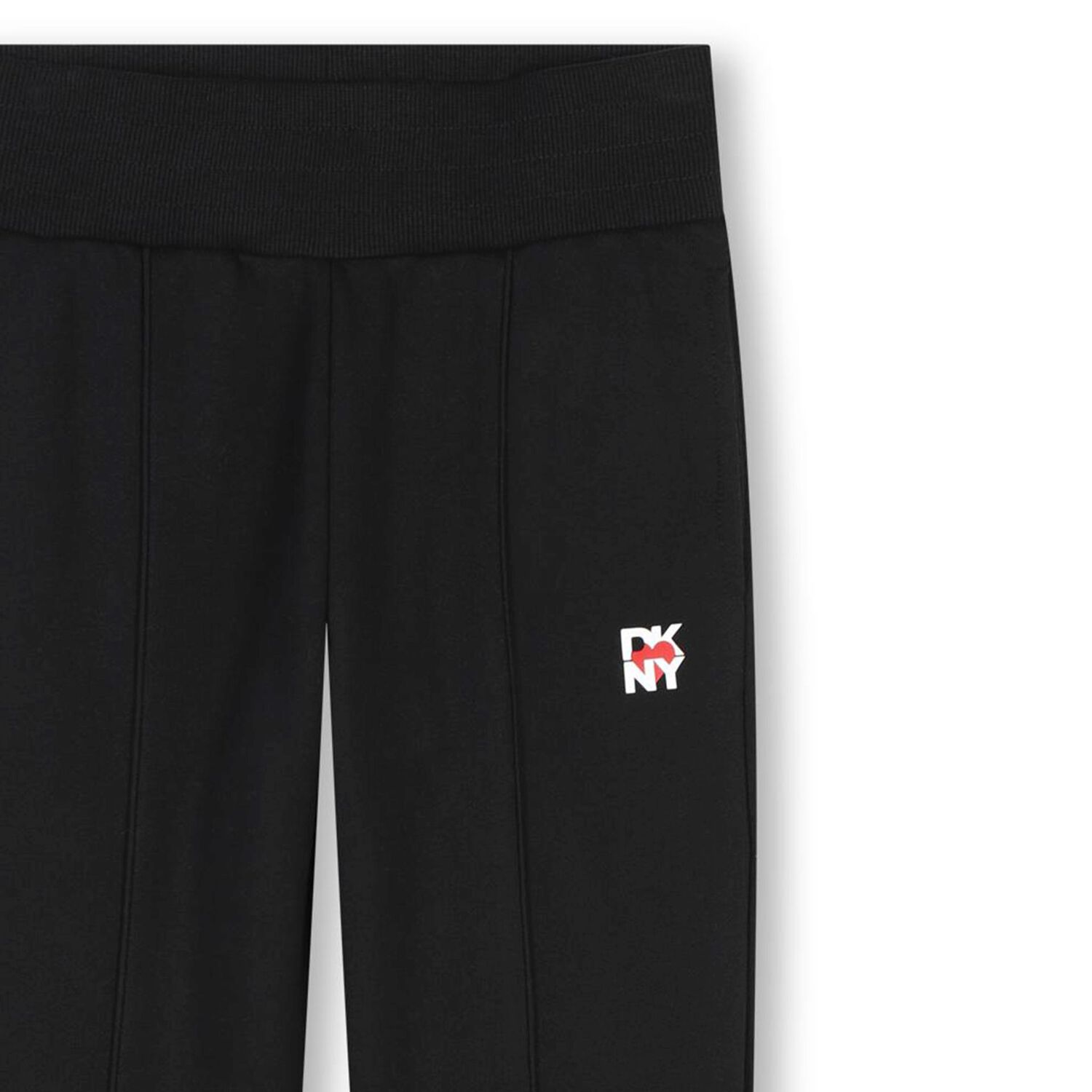 Girls Black Logo Joggers, 1, hi-res