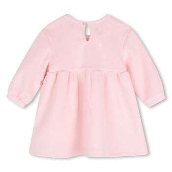 Younger Girls Pink Bow Dress