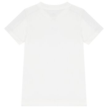 تيشيرت ابيض بالشعار 