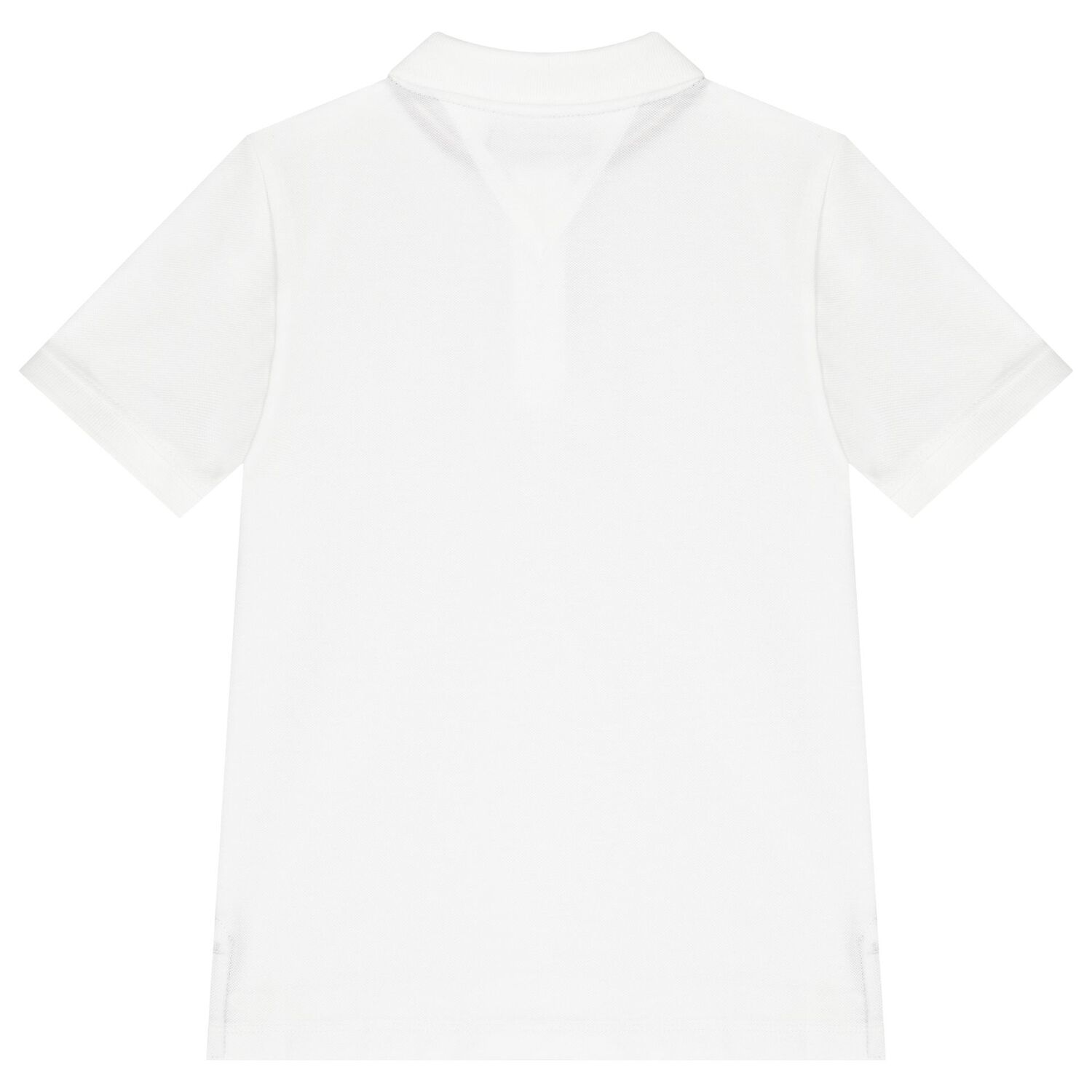Boys White Logo Polo Shirt, 1, hi-res image number null