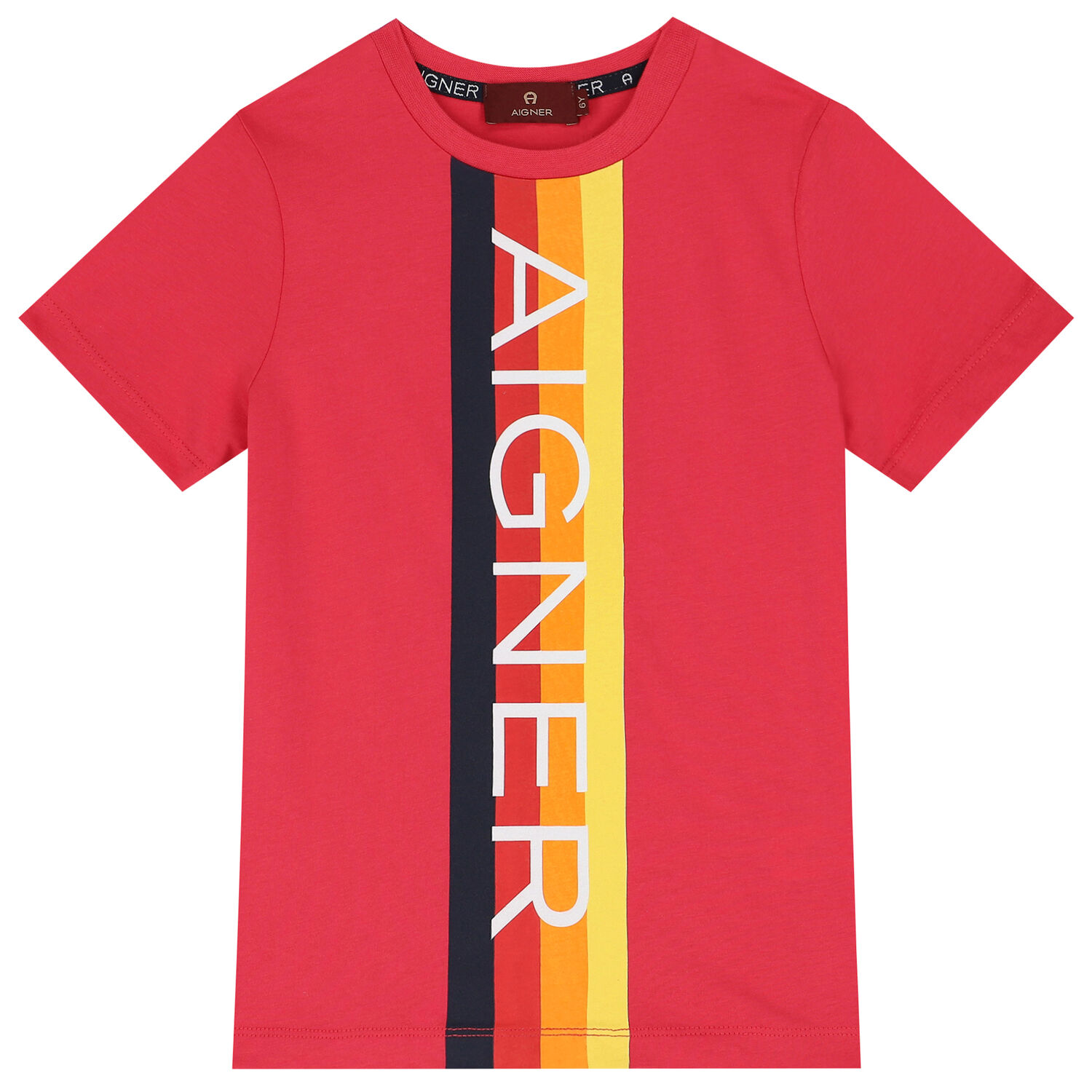 تيشيرت بالشعار باللون الزهري للأولاد, 3, hi-res