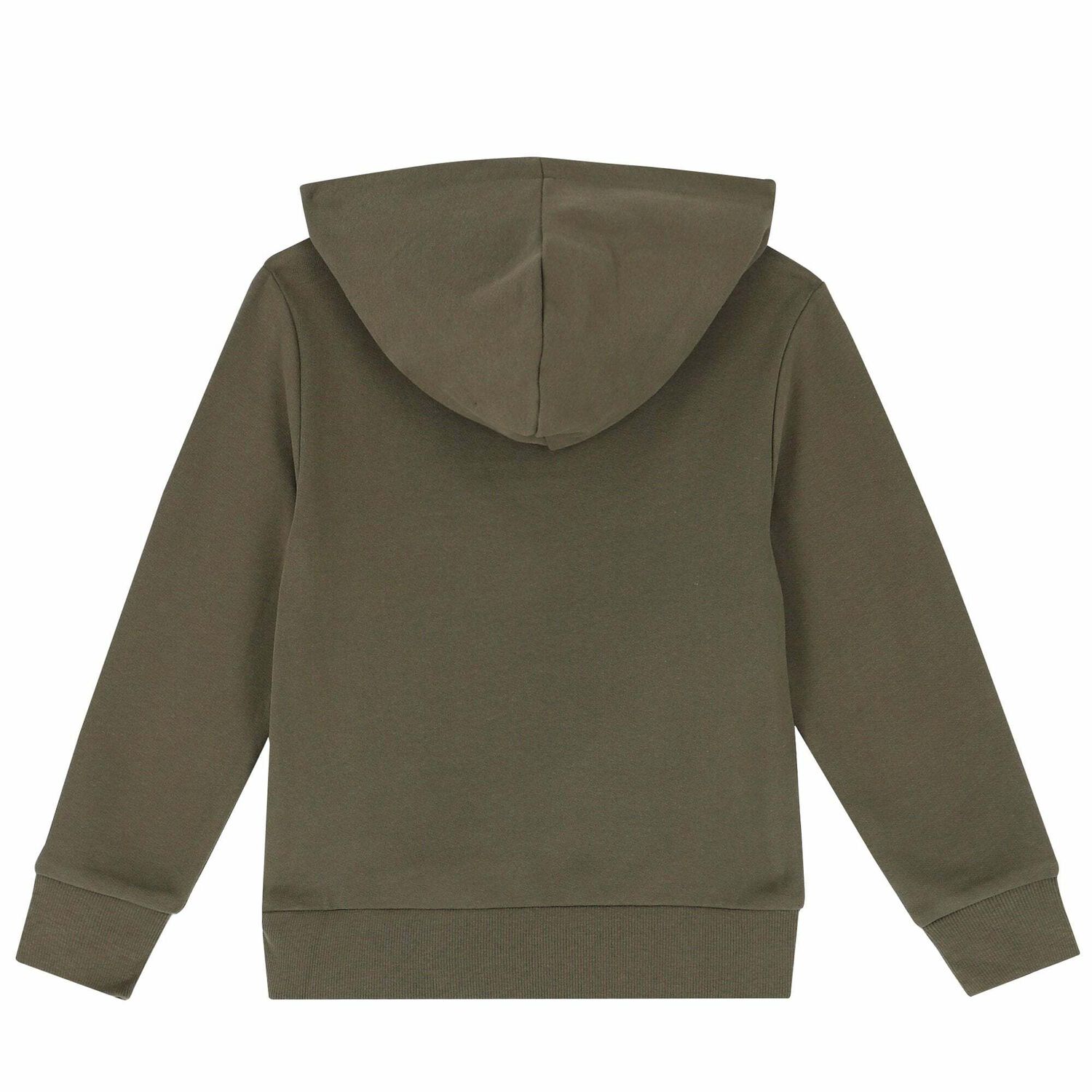 Boys Khaki Green Hoodie, 1, hi-res