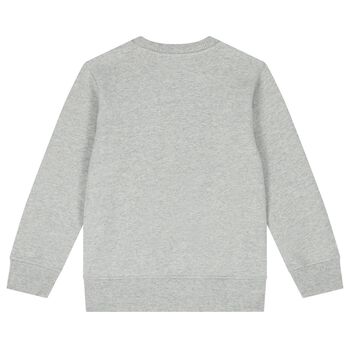 Grey Teddy Bear Logo Sweatshirt