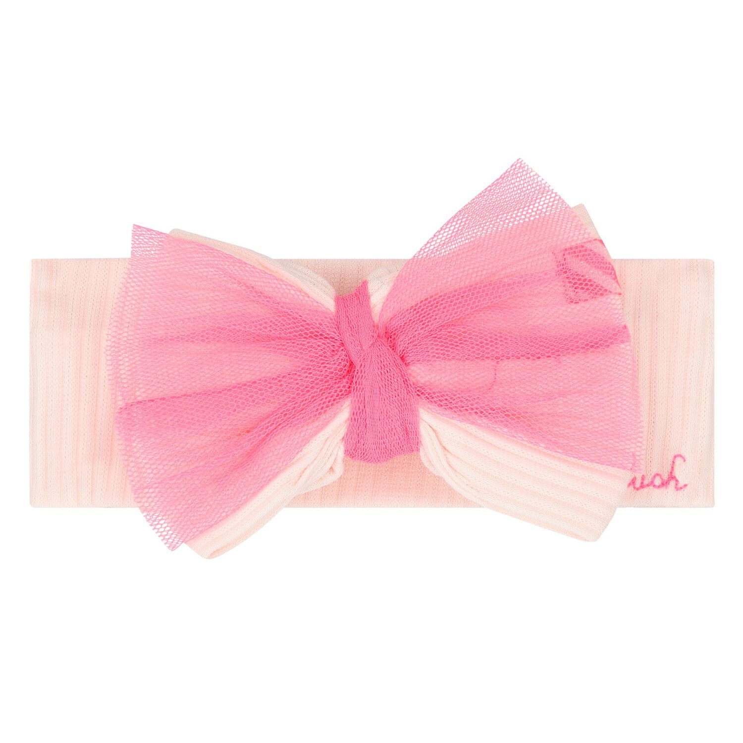 Baby Girls Pink Bow Headband, 1, hi-res image number null