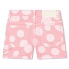 Girls Pink & White Logo Shorts, 1, hi-res