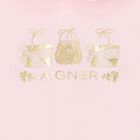 Baby Girls Pink Logo Babygrow, 2, hi-res