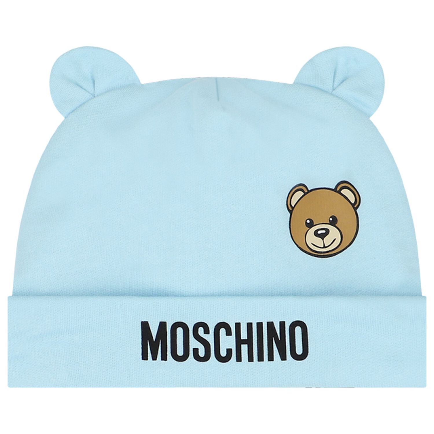 طقم بنات هدايا أفرول بشعار تيدي باللون الأزرق, 3, hi-res