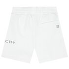 Boys White Logo Shorts, 2, hi-res