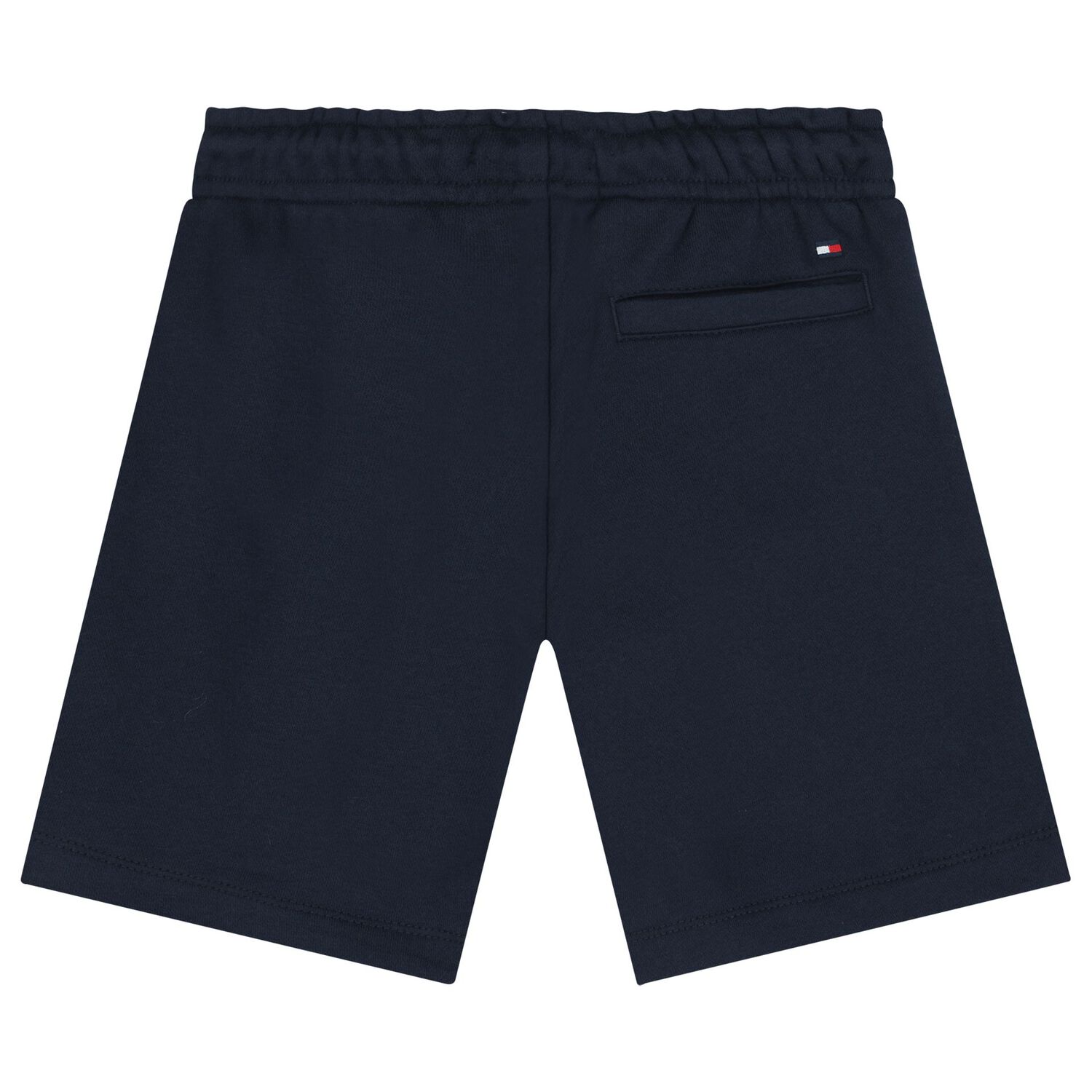 Boys Navy Blue Logo Shorts, 1, hi-res