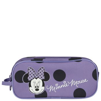 Girls Purple Minnie Mouse Disney Pencil Case ( 10cm )
