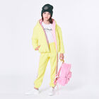 حقيبة ظهر بنات بالشعار باللون الوردي, 1, hi-res