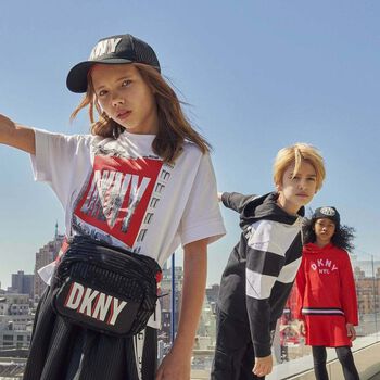 Girls Black Logo Skirt