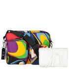 Black & Purple Onde Baby Changing Bag, 1, hi-res