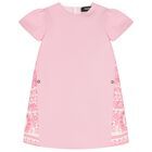 Girls Pink Barocco Dress, 1, hi-res