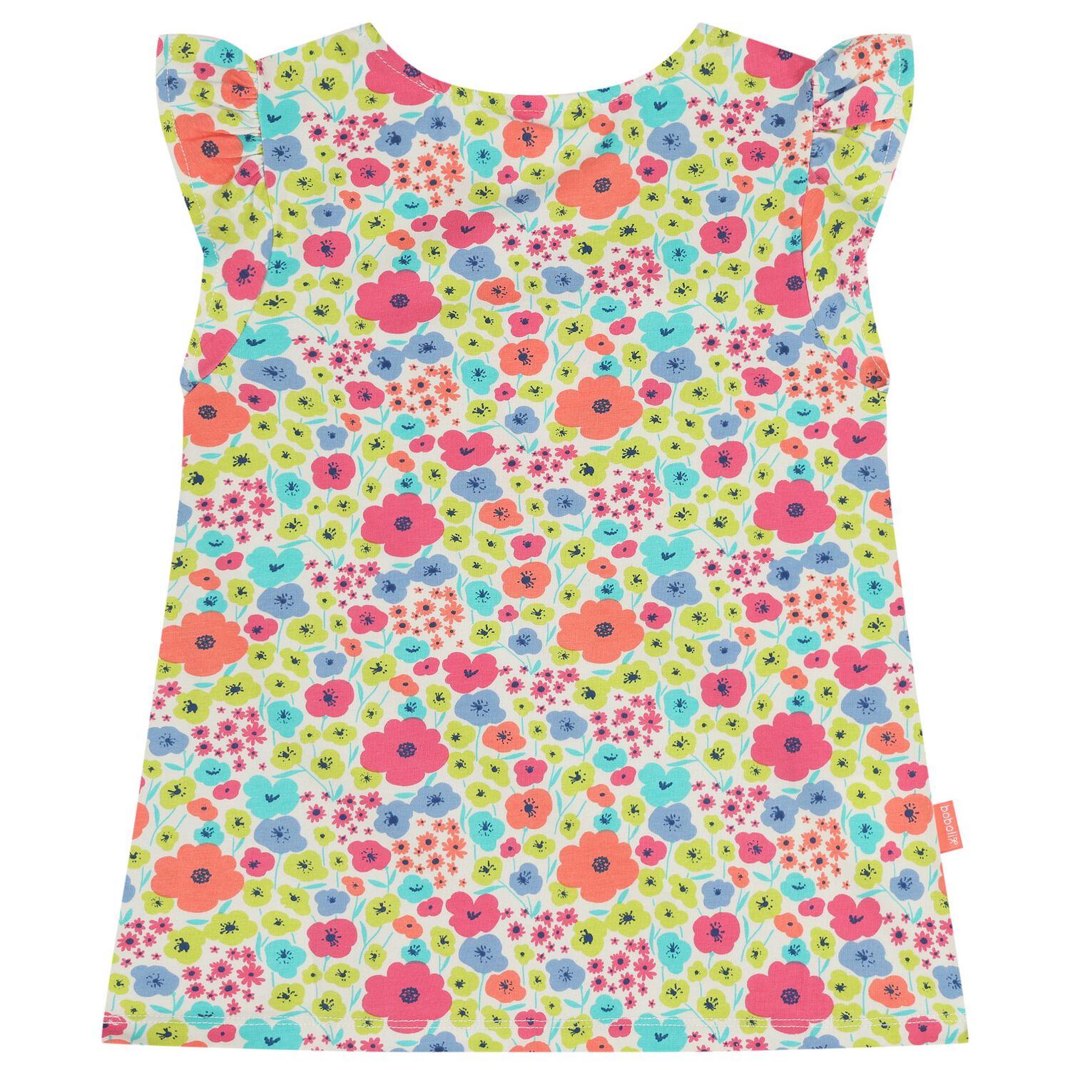 Girls Multi-Coloured Floral Blouse, 1, hi-res