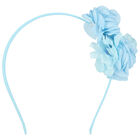 Girls White Flower Headband, 3, hi-res