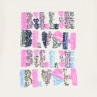 Girls Ivory Sequin Logo T-Shirt, 1, hi-res