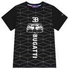 Boys Black Logo T-Shirt , 1, hi-res