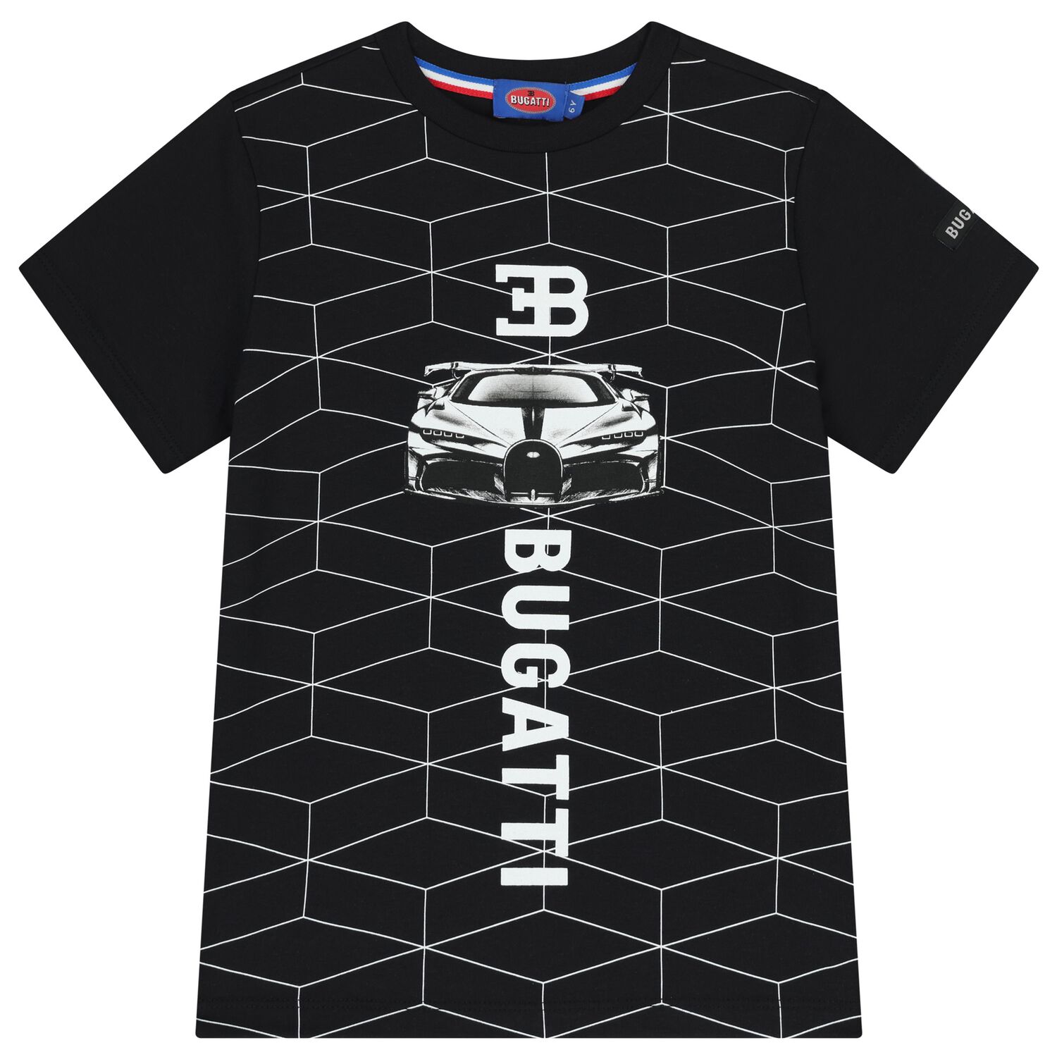 Boys Black Logo T-Shirt , 1, hi-res