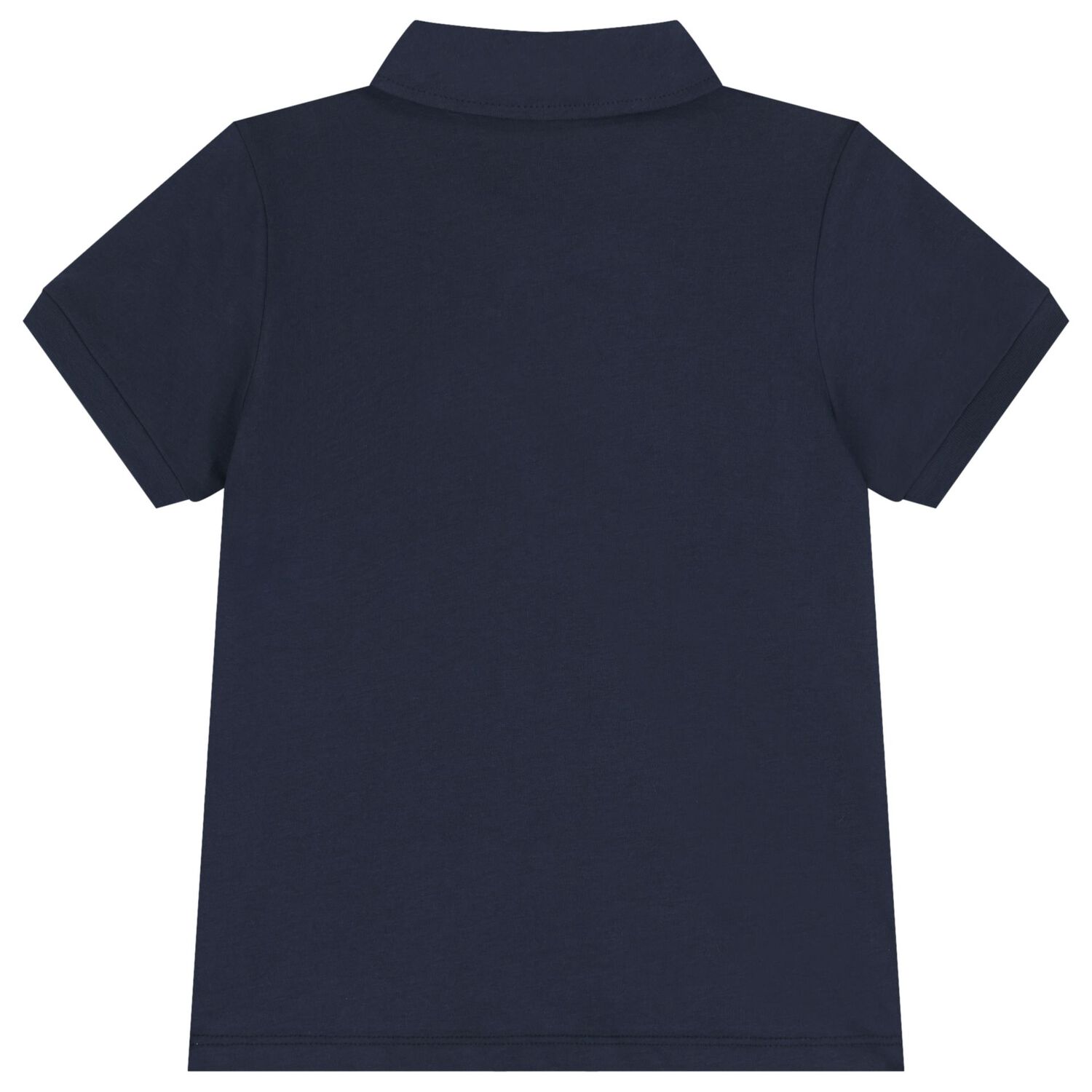 Boys Navy Blue Logo Polo Shirt , 2, hi-res