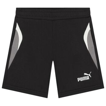 Boys Black Logo Shorts