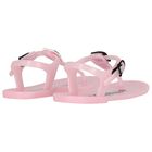 Girls Pink Karl & Choupette Jelly Sandals, 1, hi-res