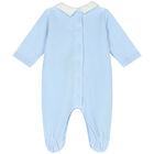 Baby Boys Blue Babygrows ( 2-Pack ), 1, hi-res