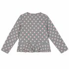 Girls Grey Cardigan, 1, hi-res